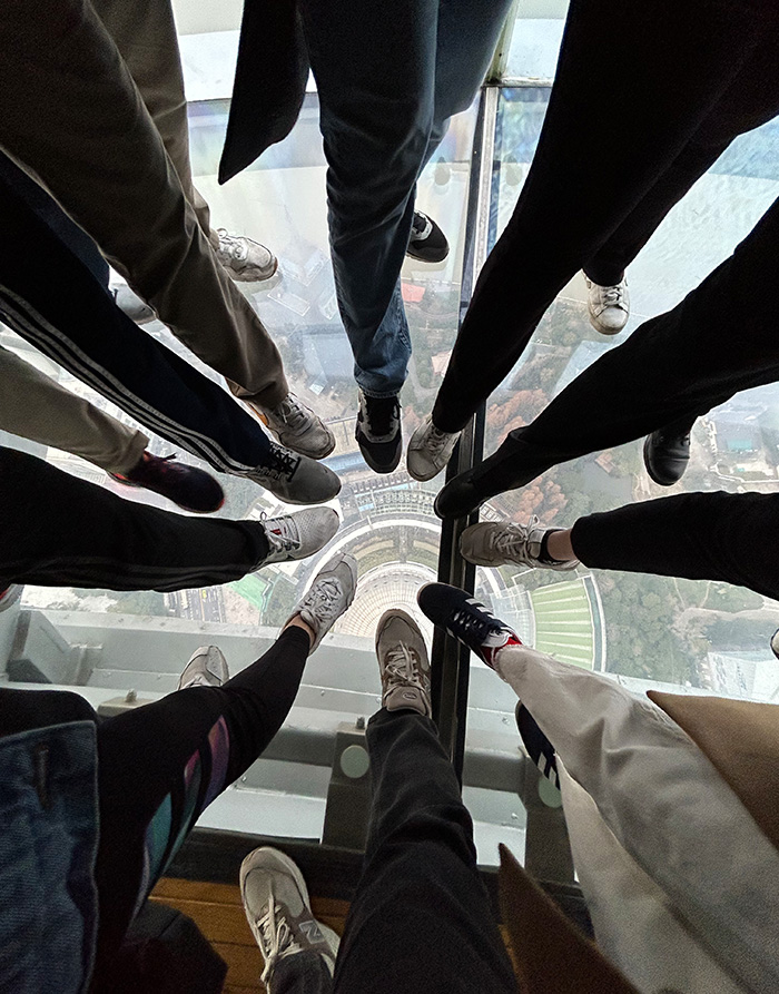 UVA Students at the Pearl Tower in Shanghai