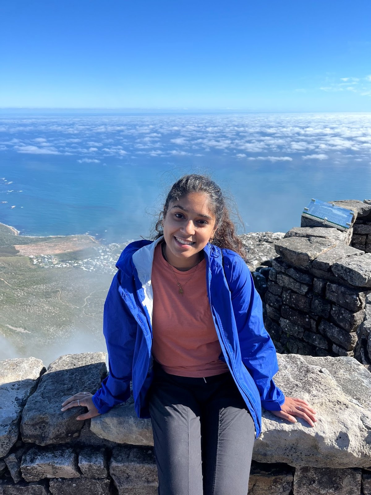 Misha Panda during her Study Abroad in Cape Town in South Africa