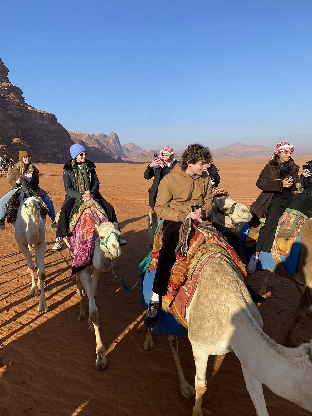 UVA Students on Camels