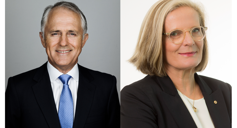 Malcolm Turnbull and Lucy Turnbull