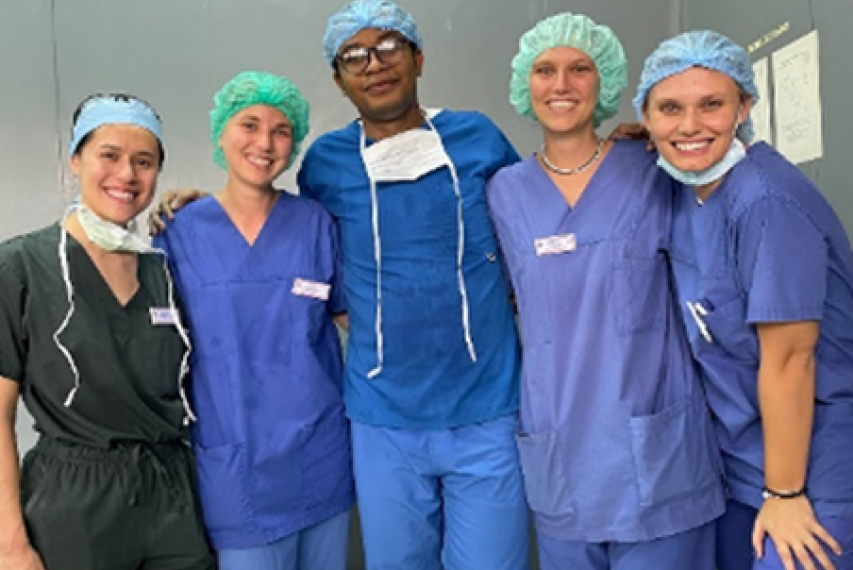 UVA Student in Tanzania hospital