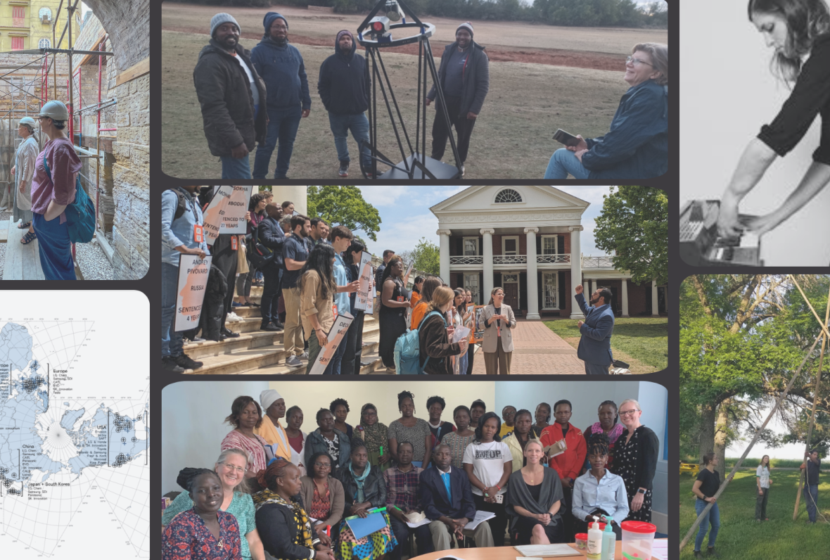 collage of work from CGII-funded research projects