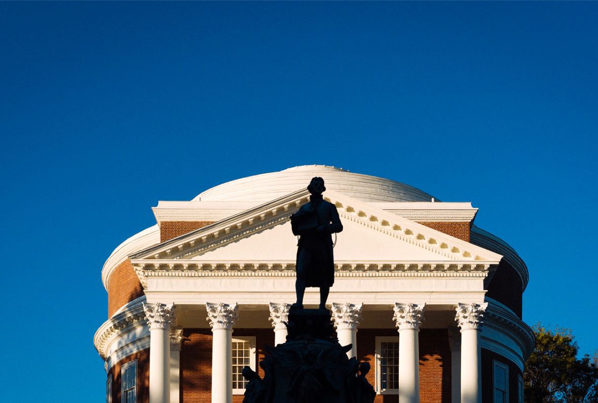 CGII emblem Jefferson statueand rotunda