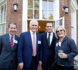 Former Australian Prime Minister Malcolm Turnbull and Former Lord Mayor Lucy Turnbull