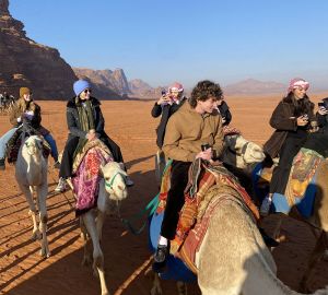 UVA Students on Camels