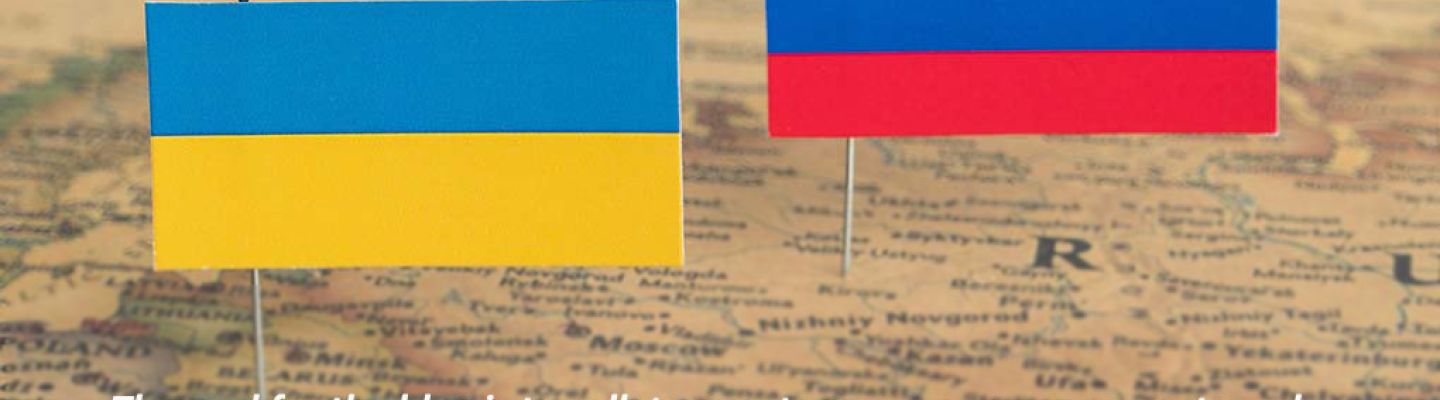 Ukraine Russia  Flags